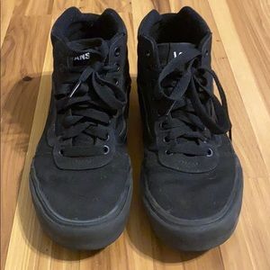 Used men’s vans canvas SK8-HI size 8.5